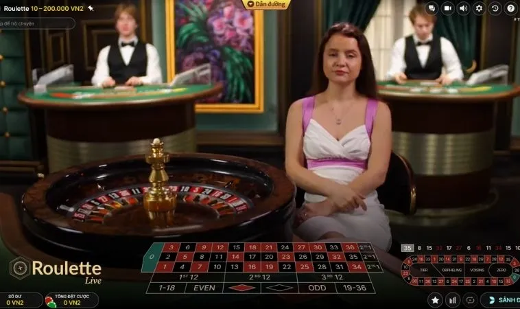 Bàn cược Roulette Goal123