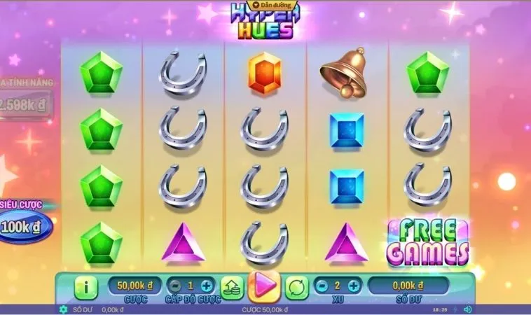 Giao diện chơi Nổ Hũ Kim Cương Goal123